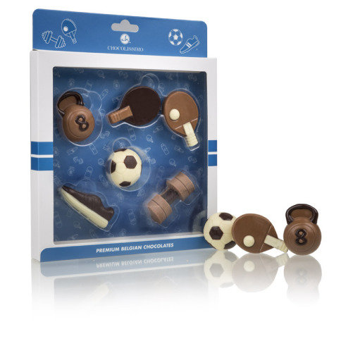 Chocolade set voor sporters