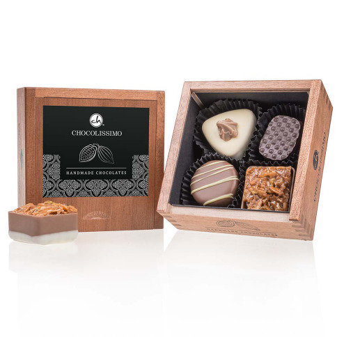 box of belgian chocolates
