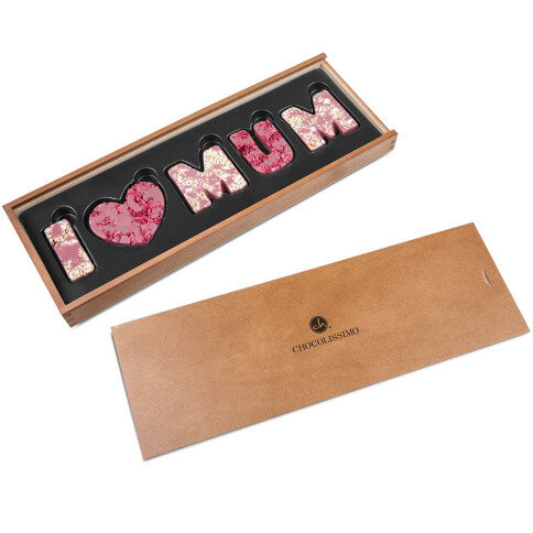Ruby - I love Mum - Lettres en chocolat