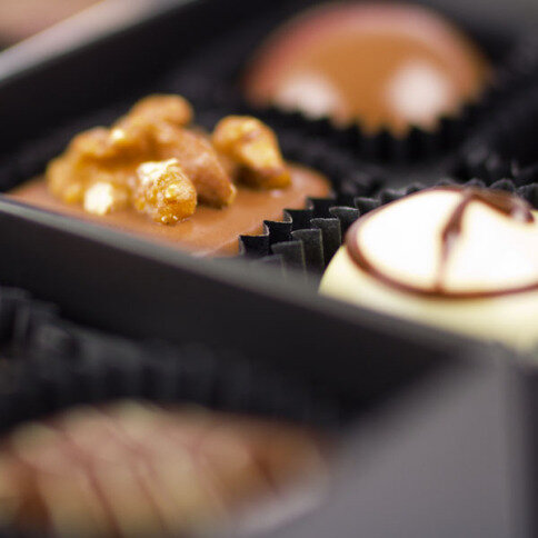 pralines with alcohol, pralines without alcohol