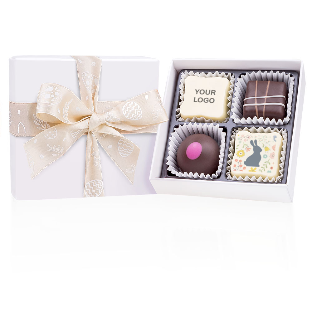 Easter White XS - Easter chocolates with a print
