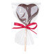 Chocolade lolly - Hart - Puur