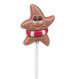 Chocolate lollipop - Starfish