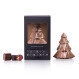 Luxury milk chocolate Christmas Tree with pralines