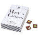 Advent Book Black - Merry Christmas - Chocolate