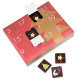 Tricolor Advent Calendar - Chocolate