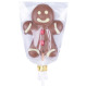 Gingerbread man lolly - Chocolade