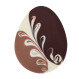 Happy Easter Tricolor Egg - Chocolate Easter Egg