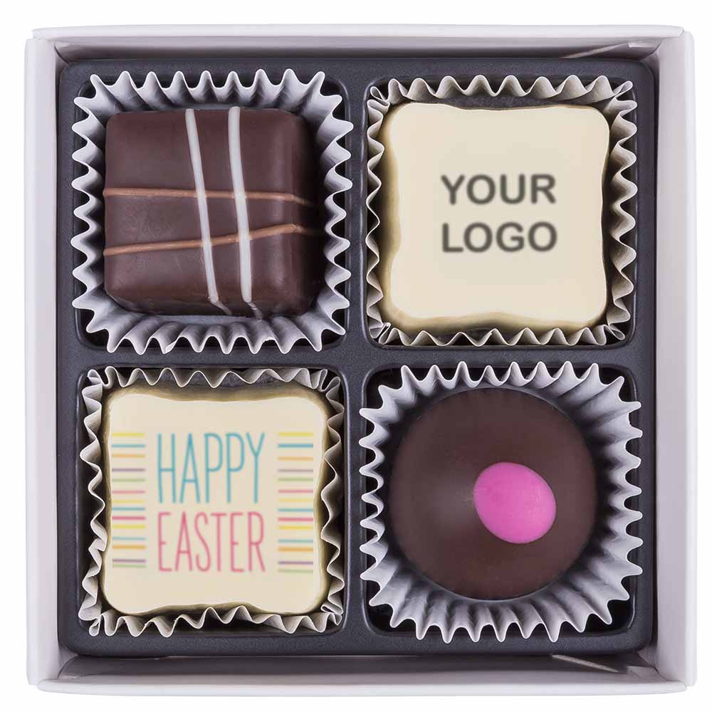 Easter White XS - Chocolats de Pâques avec impression