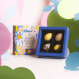 Joyeuses Pâques 4 oeufs en chocolat