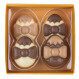 4 chocolade eitjes - Happy Easter - Chocolade figuurtjes