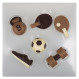 Chocolate set for sporters