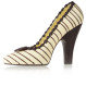 Chocolate High heel - White