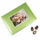 Box Lapin noir carte de vœux chocolats de Pâques