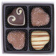 Coeurs en chocolat - Just Married - Chocolats