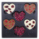 Sweethearts - Chocolate hearts with addons