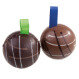 2 Chocolate Christmas Balls - Milk and dark