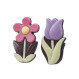 Fleur en chocolat - Tulipes et Marguerites