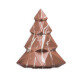 Luxury milk chocolate Christmas Tree with pralines