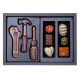 Postcard Midi - Set d'outils en chocolat avec pralines