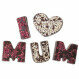 Dark chocolate letters - I love mum