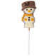 Chocolate lollipop - Snowman