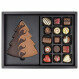 Xmas ChocoPostcard Maxi - Rood - Pralines en chocolade