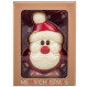 Xmas Chocolade Kerstman figuurtjes - Wit