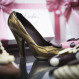 Chocolate High heel - Gold - Dark