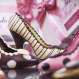 Chocolate High heel - White