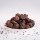 Chocolate truffles with coffee