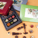 Postcard Midi - Chocolate beauty set and pralines - Chocolate
