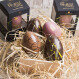 Luxury egg dark with chocolates