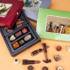 Postcard Midi - Chocolate Toolset with pralines