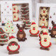 Xmas Time Crew Santas & Trees - Chocolate figures