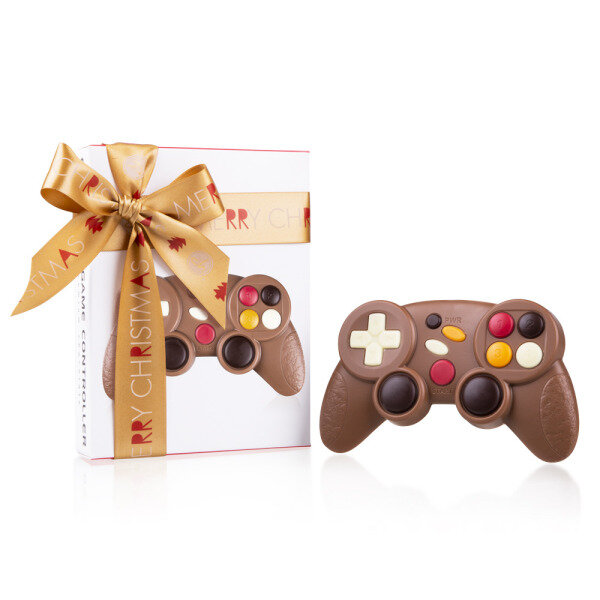 Chocolissimo - heerlijke chocolade en pralines, originele chocolade cadeau,  relatiegeschenken. - Manette en chocolat - Version Noël
