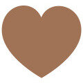 Chocolade hart XL